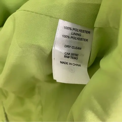 NWT House of Harlow 1960 Green White Tweed Double Breasted Blazer Size Medium