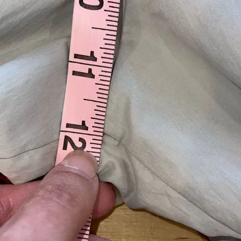 ZARA  Womens Elastic Waist Pull On Relaxed Cargo Parachute Jogger Pants Stone Gra