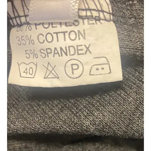 Fairy Grunge 90s Aesthetic Crop Top Long Sleeve Gray Women's Small