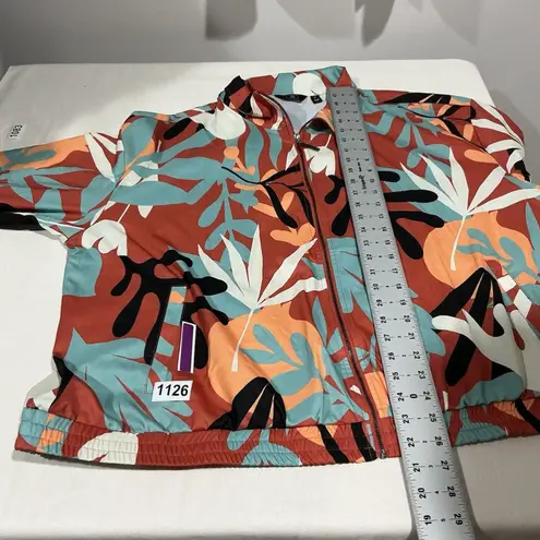 Woman’s G By Guiliani 2x Multicolor Full Zip Long Sleeve Light Weight Jacket Size XXL