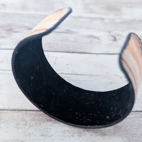 Vintage Cuff Bracelet Chunky Striped Cuff Bracelet