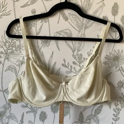 SKIMS  Cotton Jersey T-Shirt Underwire Bra Bone Size 42B