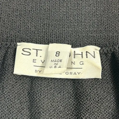 St. John Evening Santana Knit Wool Blend Skirt 8