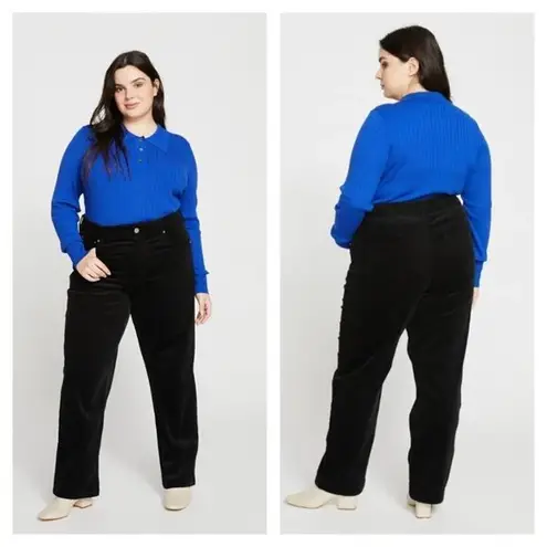 Universal Standard Cassidy Corduroy Pants Women’s Size 8 High Rise Straight Leg