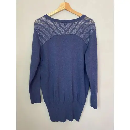 Lolë Lole Womens Sz Large Long Sleeve Mesh Knit V