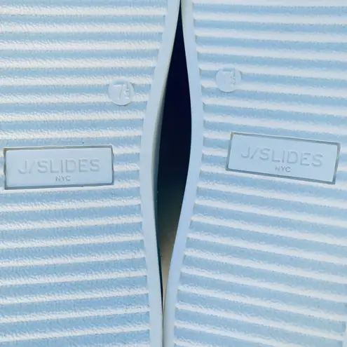 JSlides NEW J Slides Silver Metallic Platform Sneakers Shoes - Image 9