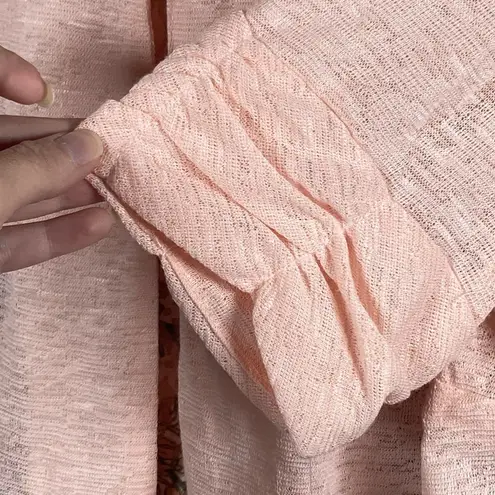 Perceptions New York Dress Women's Medium Two Piece Jacket Pink Floral Lace