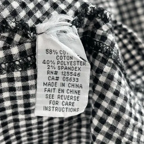 Habitat Tunic Top Small Lagenlook Art To Wear Artsy Gingham Mixed Checks Funky