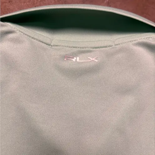 RLX Ralph Lauren AirTech Pique Tournament Womens Sleeveless Golf Polo Size: Smal Green - Image 4
