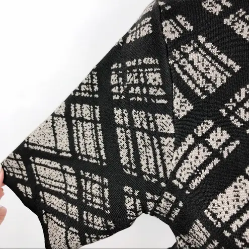 Nina Leonard NWT Plaid Printed Ruffle Hem Knit Dress Large Office Job Career