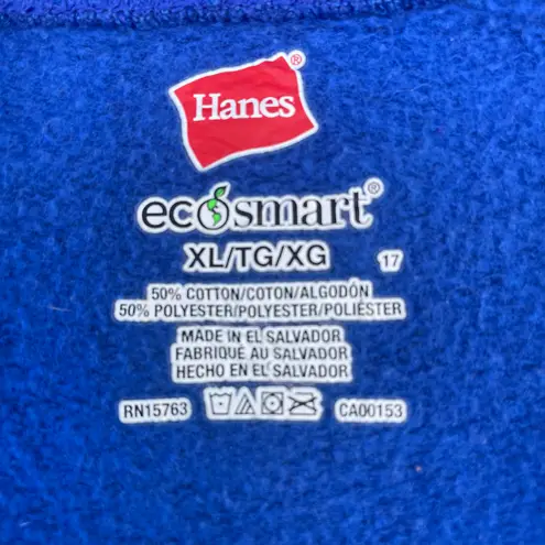 Hanes Nascar Kyle Busch 18 Blue Dabbing Unicorn Oversized Crewneck Sweater