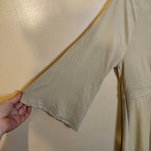 Grace Elements Size Medium Light Sage Pastel Green Blouse Boho NEW NWT Stretchy