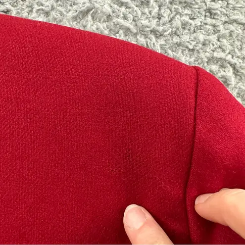 Vintage Sag Harbor 100% Wool Blazer Jacket Academia Preppy Holiday Office W 8P Red