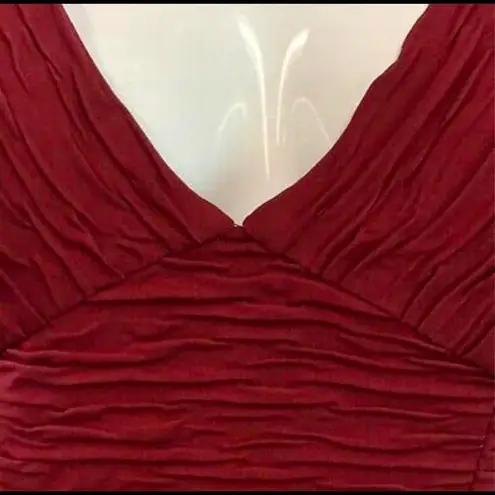Torn By Ronny Kobo Red open back red Dress,