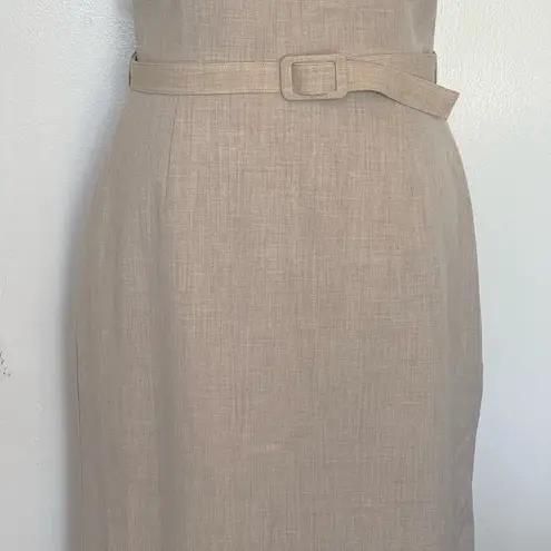 Calvin Klein Womens Dress Belt Sheath Tan Career Work Wear Office Size Small