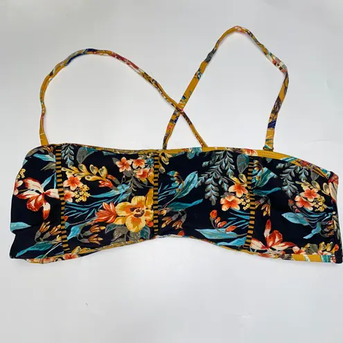 Time and Tru Desert Bloom Bandeau Swim Bathing Suit Bikini Top Women's Size XL