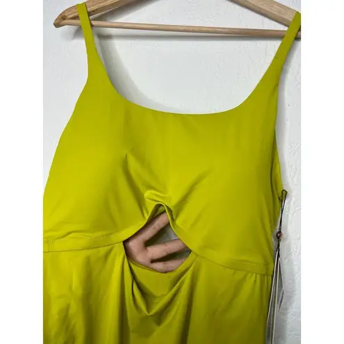 Calia Womens Keyhole Kiwi Green One
Piece Tummy Control Swimsuit Size 16 NWT