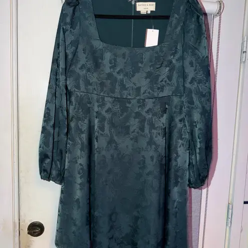 Sachin + Babi NWT Marble Textured Jacquard Square Neck Long Puff Sleeve $215MSRP - Image 5