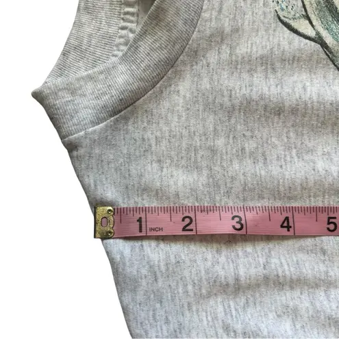 Vintage 90s Seaworld Incredible Whale Underwater Sea Life Gray Tee Shirt Large