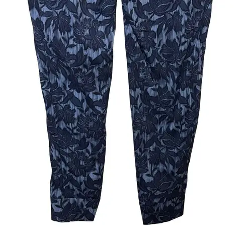 Athleta  Trekkie North Jogger Pants Women’s Size Medium Blue Pull On Tapered Zip
