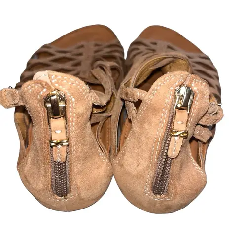 Women’s Kalso Earth Shoe Exquisite Taupe Khaki Gladiator Sandals Shoes size 9