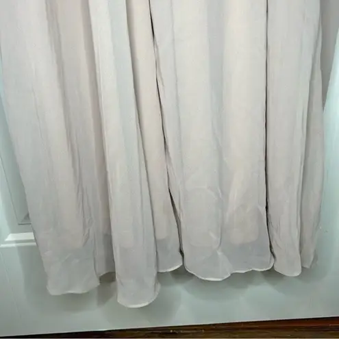 Birdy Grey NEW Gwennie neutral taupe bridesmaid maxi dress women's size small