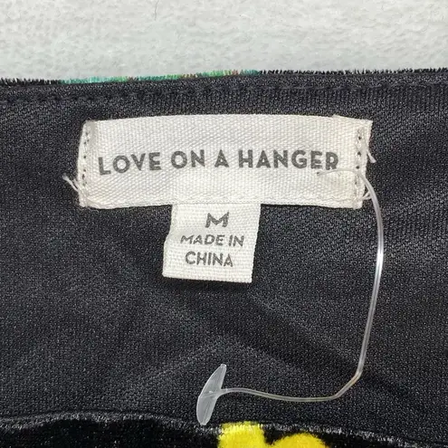 love on a hanger Overalls Women's Medium Black Christmas Kitty Cat Velour