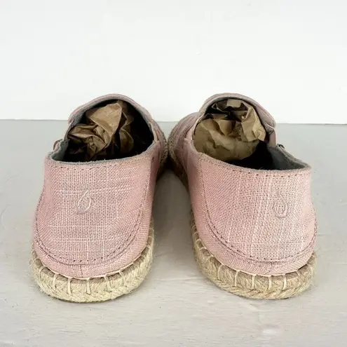 Olukai Kaula Pa'a Kapa Espadrille Shoe Size 7 Rose Sea Salt Pink Beach Vacation