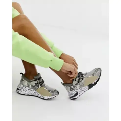 Steve Madden STEVE‎ MADDEN Cliff Snakeskin Platform Sneaker Size 10