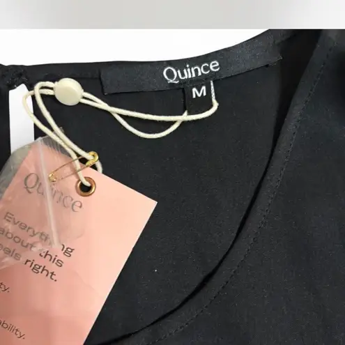 Quince Washable Stretch Silk Tee size Medium NWT