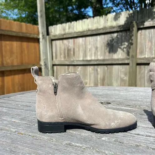 Caslon Brielle Water Resistant Leather Booties Ankle Boots Women's Size 5.5