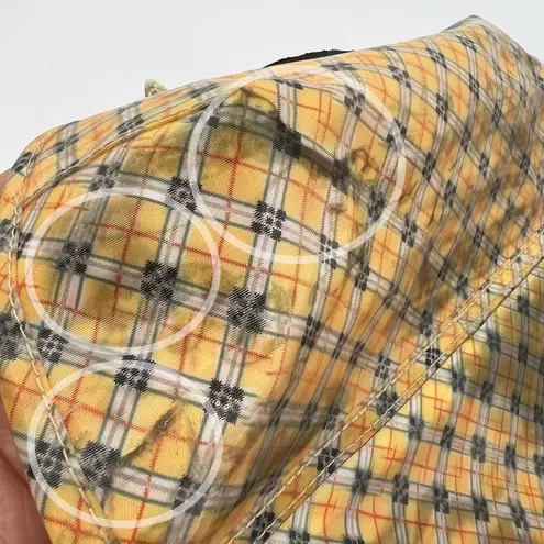 Harajuku Lovers Holographic Plaid Fanny Pack Yellow Black