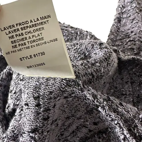 Jamie Sadock Textured Full Zip Sweater Women Size L Cozy Pockets Cabincore Purple Size L