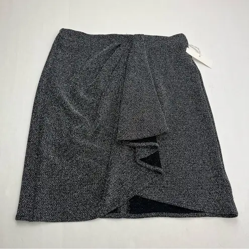 Isabel Marant Etoile Bergen Glittery Draped Mini Skirt Womens Size 36 / 4 NWOT