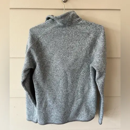 Patagonia  women’s 1/4 zip better sweater heather grey sz medium