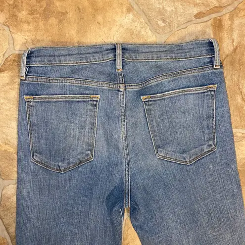 Frame Denim Le High Straight Distressed Ripped Denim Jeans, Size 28