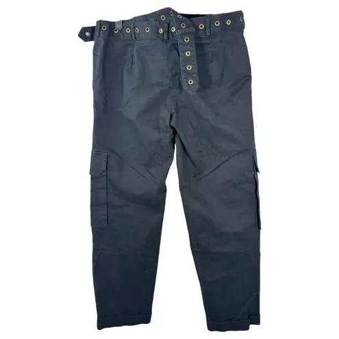 Monse Crisscoss Criss Cross Waist Belt Cargo Pants Black Size 8 – FLAW READ