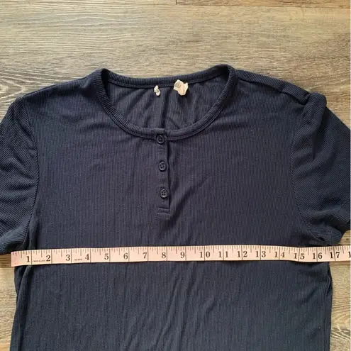 Barefoot Dreams Malibu Navy Blue Maxi Dress L