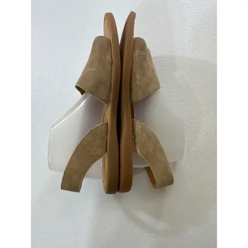 Born Suede Slingback Sandals Tan Comfort Casual Women Size 8
