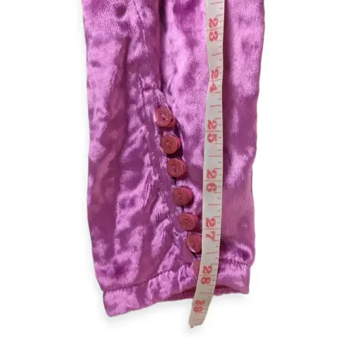 The Attico Velvet Wrap Dress Black Pink Size X