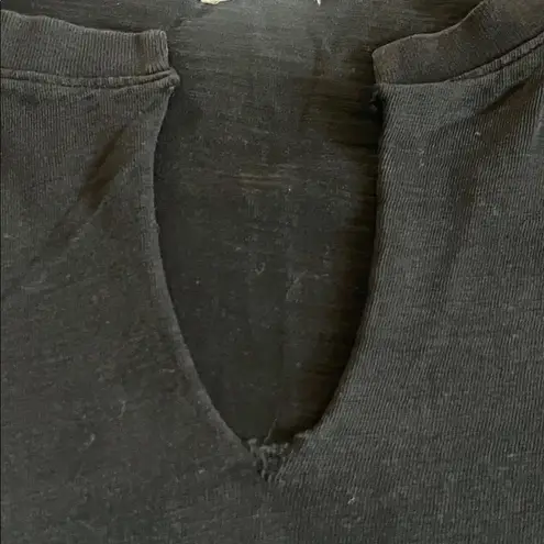 Nation Ltd Tavin Tiered Midi Dress Black 100% Cotton Size M