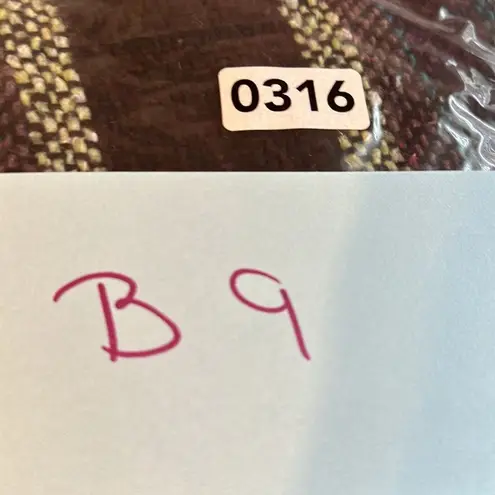 Artesanias Vega Boho Baja Striped Blanket Vibe Pullover Hoodie Size XL Blue