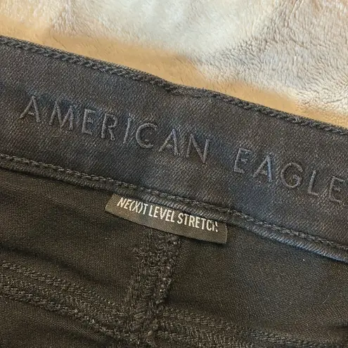 American Eagle  Next Level Stretch Hi Rise Jegging Jeans Black Size 16 Long