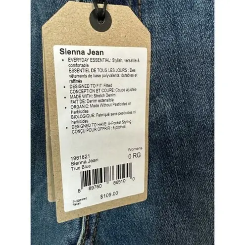 prAna  Sienna True Blue Jeans‎ Athleisure NWT 0/25