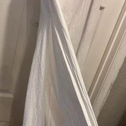 Fancyinn Womens Large Outfit Crop Top Side Slit Wide Leg Pants Set Beach