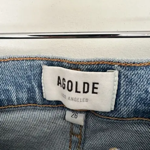 AGOLDE  Women’s 26 Pinch Button Fly Straight Jeans