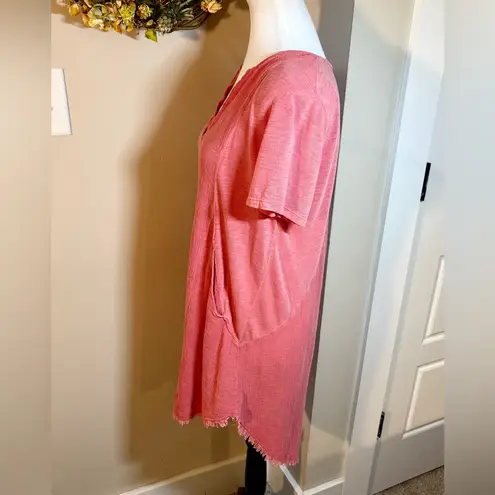 XCVI Edlyn Lightweight Cotton Linen Gauze Curved Hem Dress w/Pockets NWT Sz S