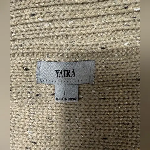 YAIRA Taupe Knit Open