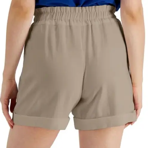 INC International Concepts High Rise Twill Shorts Size 0