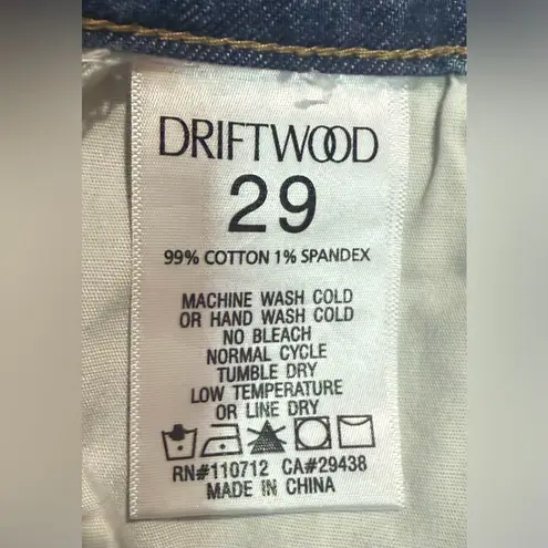 Driftwood Anthropologie Parker Denim Barrel Jeans Floral Embroidered Boho Sz 29